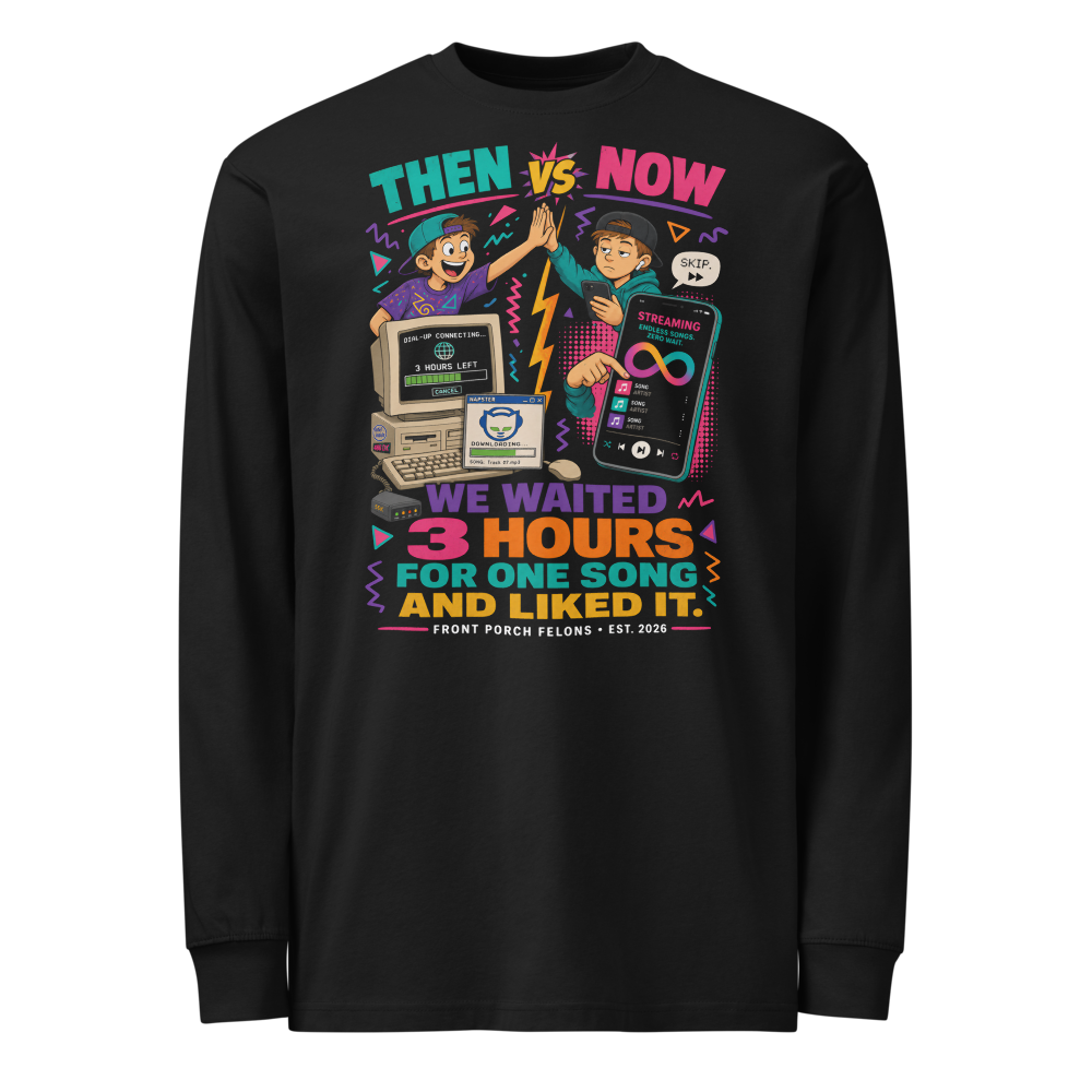 90s Nostalgia — Music — Long Sleeve